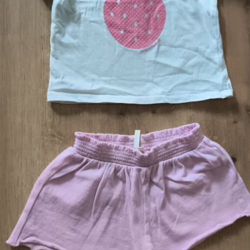 Obaibi baby set like new, shorts and t-shirt 12 months 74 cm