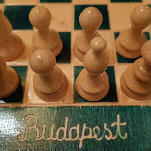 Wooden Chess Set like new, 1970