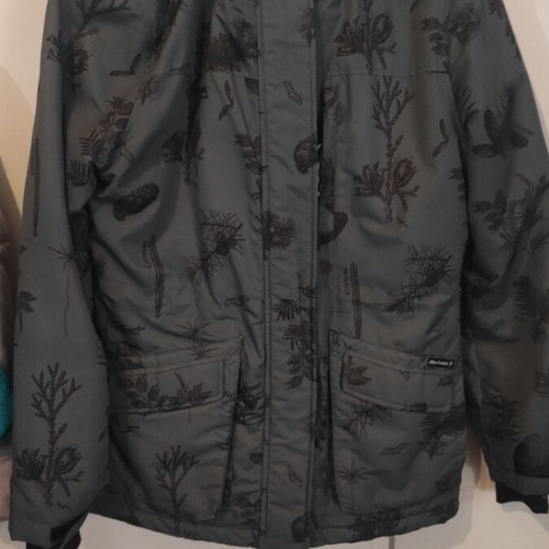 Winter jacket with fur hood for girl XL like new
