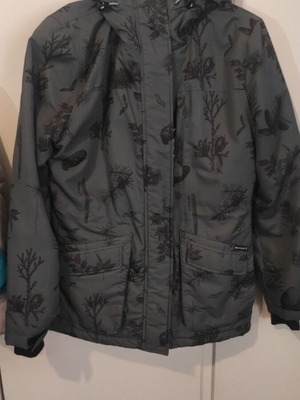 Winter jacket with fur hood for girl XL like new
