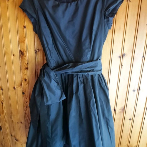 Classic Rococo dress dark blue like new, size L