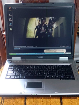 Toshiba Satellite L20-100 μεταχειρισμένος φορητός υπολογιστής με πράσινη γραμμή στην οθόνη