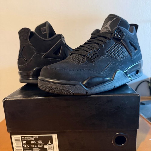 Nike Air Jordan 4 Retro Black Cat 2020 καινούργια νούμερο 42