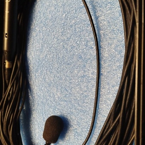 Audio-Technica Condenser Microphone cardioid, like new, 15m cable