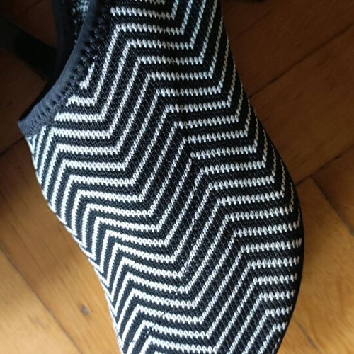 Zara Zig Zag Striped Pumps like new, size 37