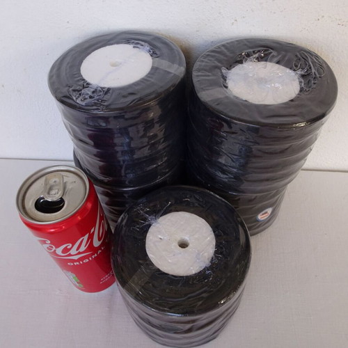Organza ribbons vintage, like new, pack of 25 rolls 15 mm, 40 meters