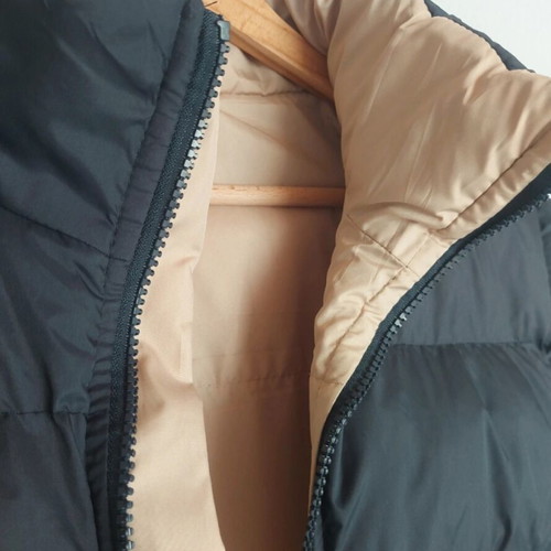 Men's vest like new, reversible, size L, beige and blue