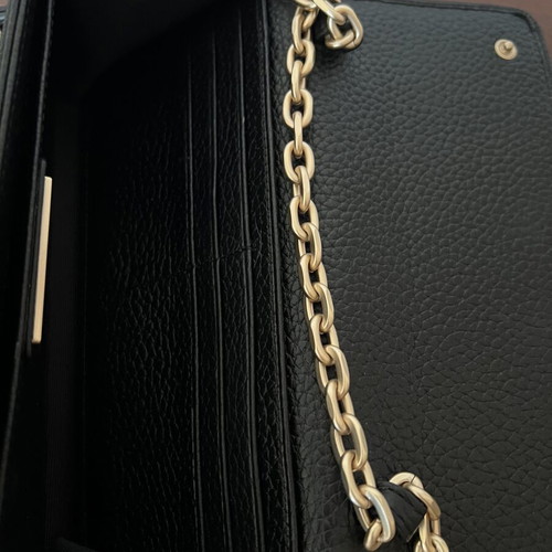 Mario Valentino leather crossbody bag like new, black