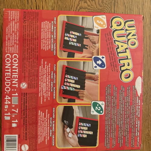 Uno Quatro new card game