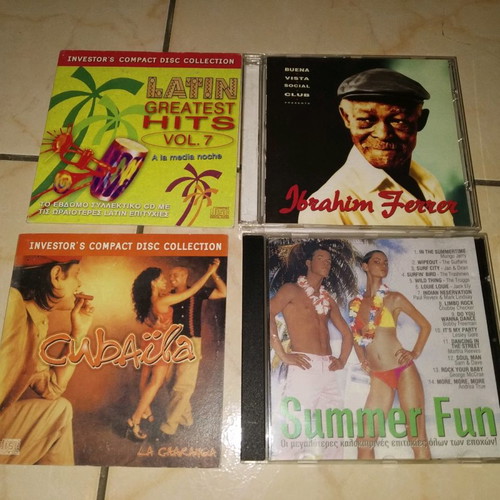 Latin and Latin jazz CDs used, set