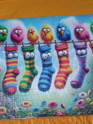 Puzzle 500 pieces 52x38 cm, kids room decoration