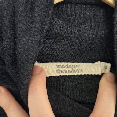 Madame Shoushou dress like new, black and gray, size S