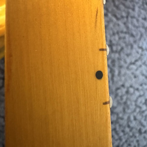 Stratocaster guitar neck new Canadian maple yellow Vnexk