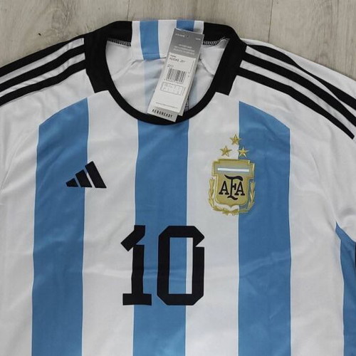 Argentina National Team 2022 World Cup Messi Jersey adidas