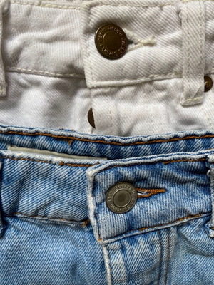 Denim short skirts size 34 and 36, pack of 10 or separate