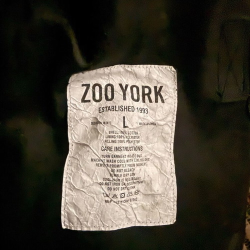 Zoo York jacket used, brown, with hidden hood