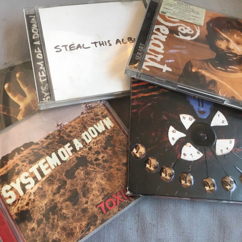 System of a Down CDs like new, pack of 5