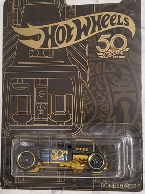 Hot Wheels Bone Shaker 50th Anniversary συλλεκτικό αυτοκινητάκι, σφραγισμένο