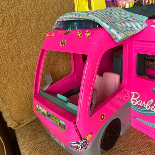 Barbie Camper Van Playset with Accessories and Original Box