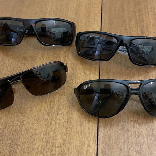 Sunglasses new, pack of 4 pairs, black