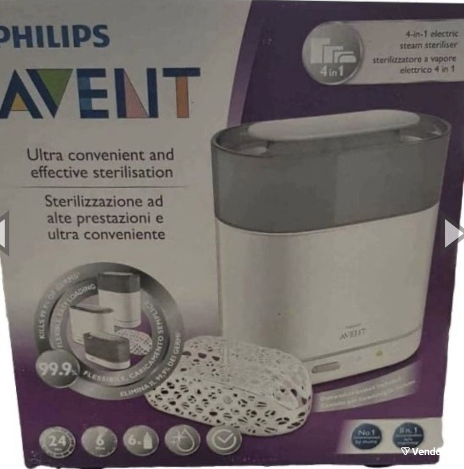 PHILIPS AVENT STERILIZZATORE A VAPORE ELETTRICO 4 IN 1 SCF286/02