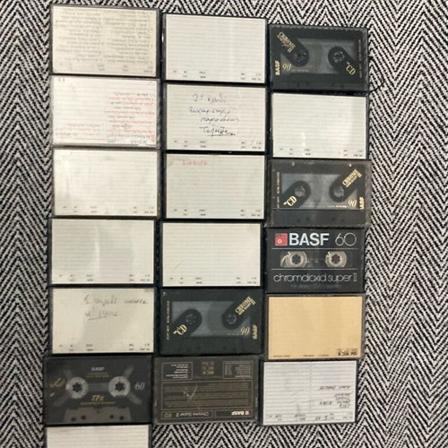 BASF Emtec chrome cassettes used, pack of 19, recorded in good condition