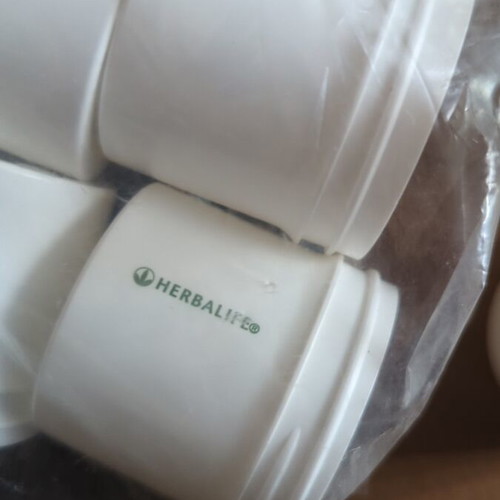 Herbalife jars with screw caps set of 7 new