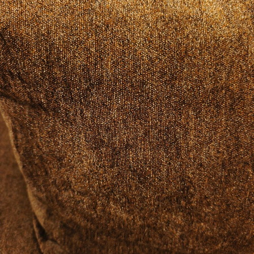 Corner sofa with pouf like new, brown color
