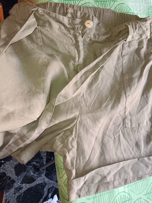 Passager linen shorts khaki like new, size M
