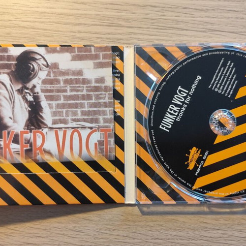 Funker Vogt Thanks For Nothing Remastered Digipak Edition CD like new, electronic