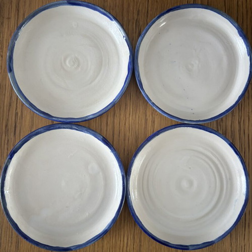 Handmade dessert plates, food and dishwasher safe
