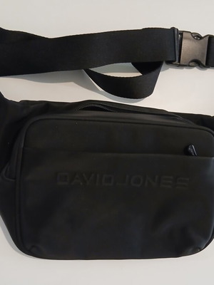 David Jones waist bag, black