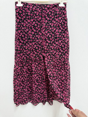 Bershka Floral Skirt New, Size S