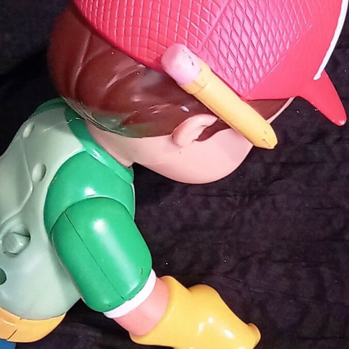 Handy Manny Disney Mattel 2007 Talking Figure used, Greek language