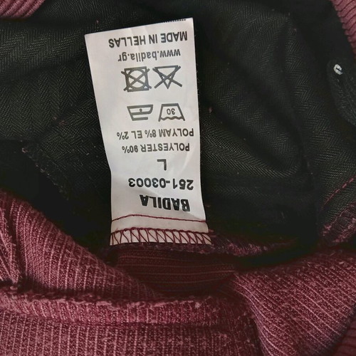 Badila corduroy pants used, size L