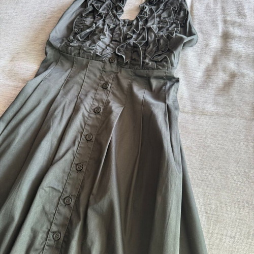 Black Halter Neck Dress with Ruffles Compagnia Fantastica like new, size M
