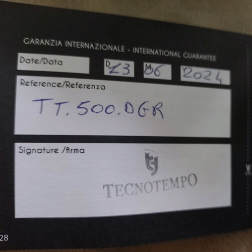 Italian automatic watch Tecnotempo