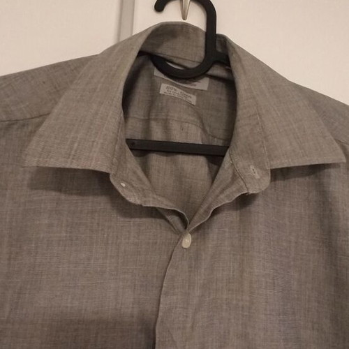 Men's cotton shirt Zara gray like new, size M