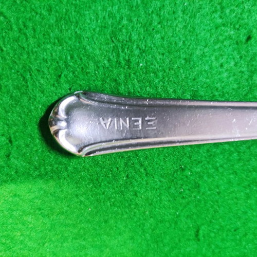Nissiotis Rostfrei forks used, set of 10, collectible Xenia 1968