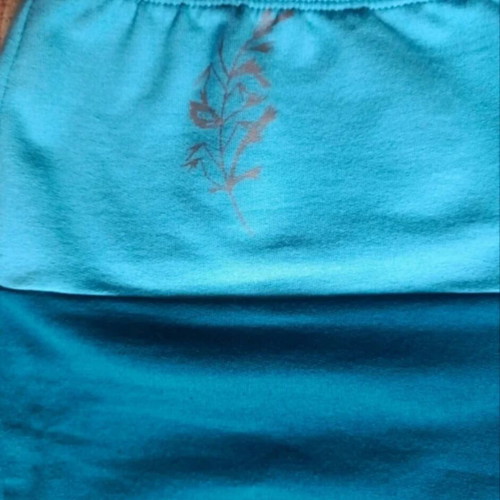 Trousers new, elastic blue turquoise, handmade from Spain
