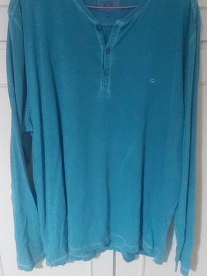 Camel Active long-sleeve shirt used, 4XL blue-green