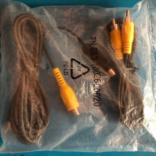 Audio-Video Cinch Cable and Analog Adapter new