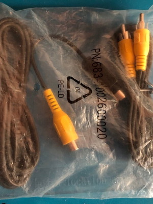 Audio-Video Cinch Cable and Analog Adapter new
