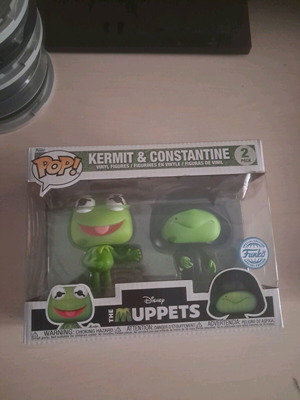 Funko Pop! Kermit and Constantine 2 pack like new