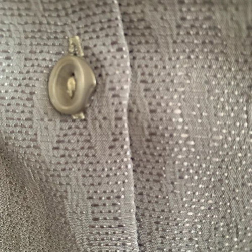 Shirt M used, blue and gray with shoulder pads