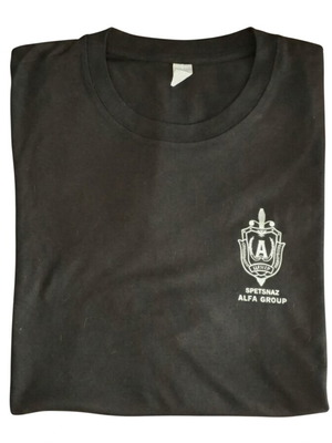 T-shirt Spetsnaz Alfa Group 3XL like new, black