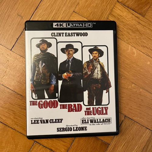 The Good the Bad and the Ugly 4K UHD Blu-Ray like new, no Greek subtitles