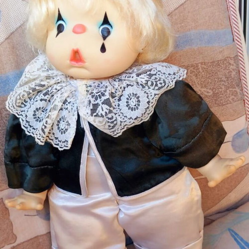 Madonna clown used, Greek company, 80s era, 39 cm