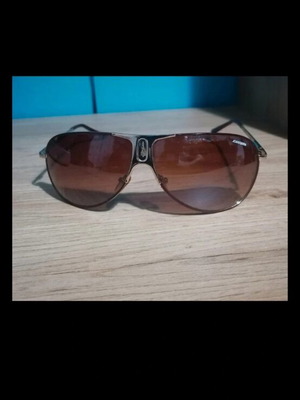 Men's sunglasses used, brown lenses