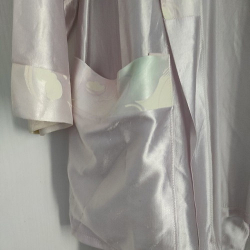 Roza satin women's pajamas size 46 like new, gray